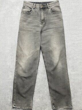 Levis Jeans Mens 38x29 Grey Flex Denim Straight Leg USA Made Orange Tab VTG 90s